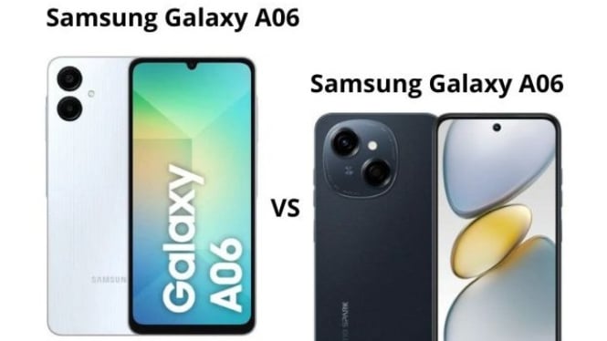 TECNO Spark Go 1 atau Galaxy A06