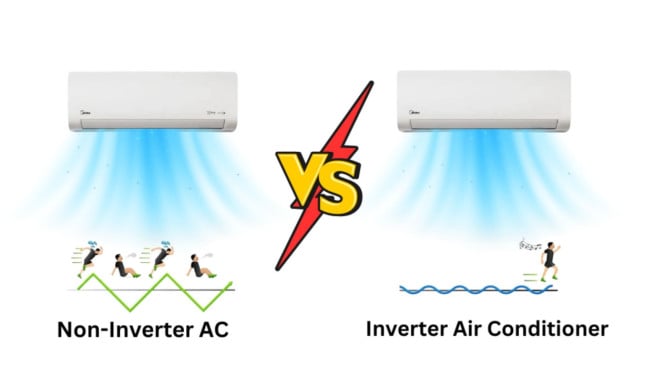ac inverter vs non inverter