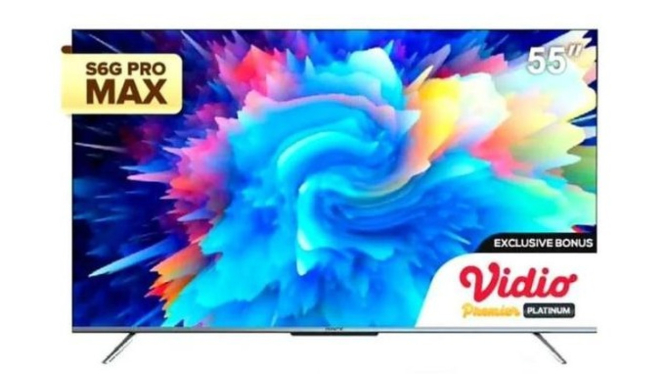 Coocaa S6 Pro Max, Smart TV 55 Inci