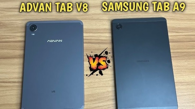 Advan Tab V8 atau Samsung Galaxy Tab A9