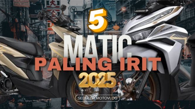 5 MOTOR MATIC PALING IRIT TAHUN 2025