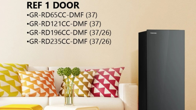 TOSHIBA SingleDoor GR-RD196CC-DMF