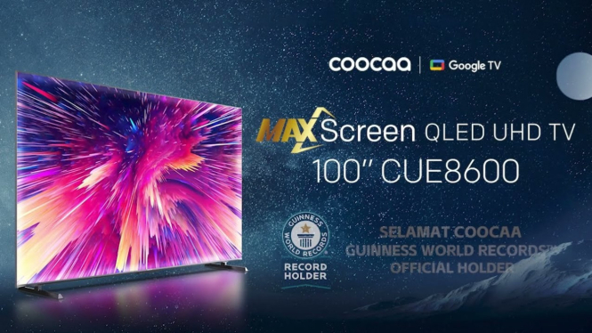 Coocaa Smart TV 100 Inci QLED CUE8600