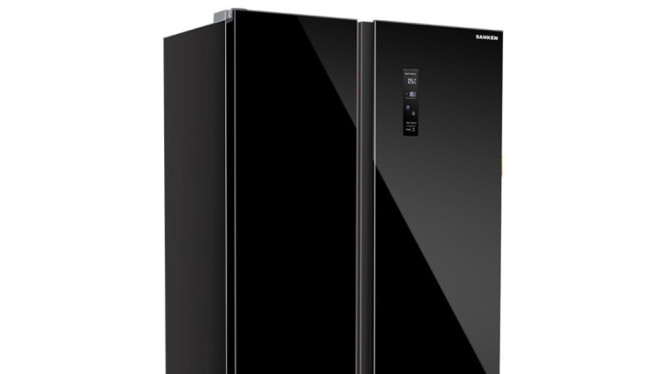 Sanken SBS-520GBK, Kulkas Side By Side