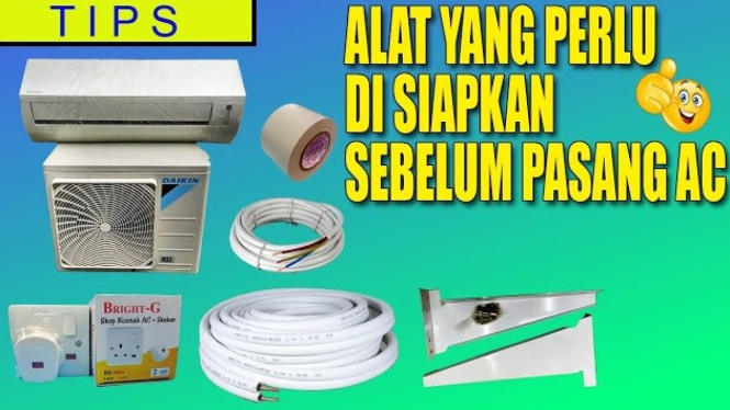 Persiapan Alat Pasang AC
