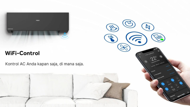 AQUA Inverter AC AQA-KCR10VSW