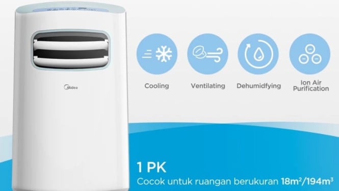 Pengalaman Pakai AC Portable Midea: Dingin dan Praktis untuk Cuaca Panas
