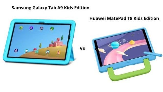 Huawei MatePad T8 Kids Edition vs Samsung Galaxy Tab A9 Kids Edition