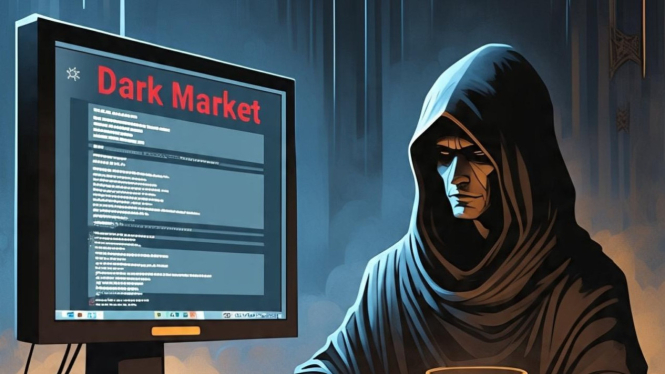 Ilustrasi Website Ilegal