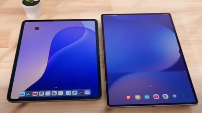 Perbandingan Galaxy Tab S10 Ultra vs M4 iPad Pro