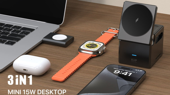 Kiip 3-in-1 Wireless Charger