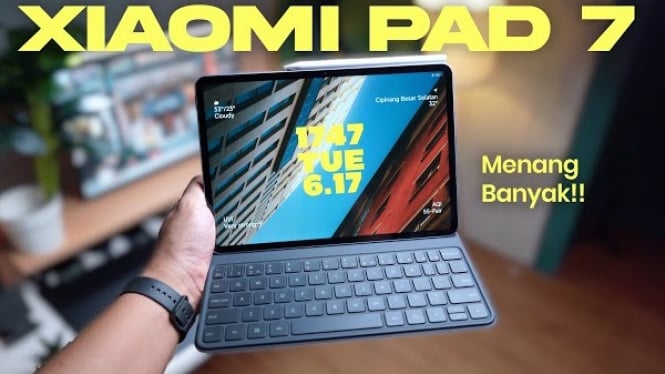 Tablet Xiaomi Pad 7 dengan Peforma Bikin Melonggo