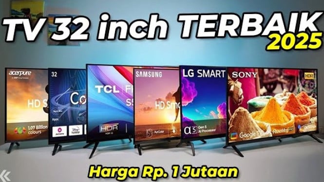 Lima rekomendasi smart TV 32 inch terbaik 2025 yang murah