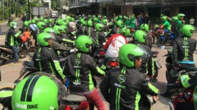 Ilustrasi Driver Ojek Online