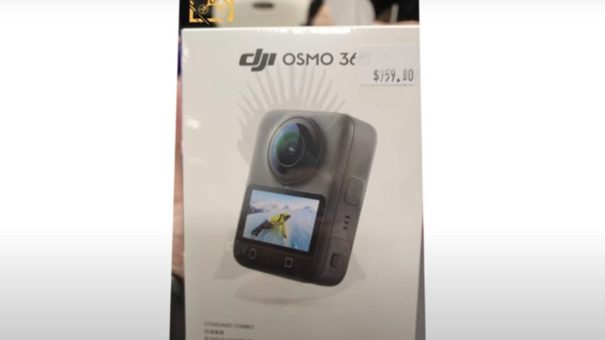 DJI Sapkan Kamera 360