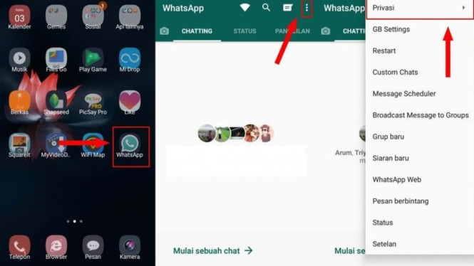 Cara Buat WhatsApp Centang Satu