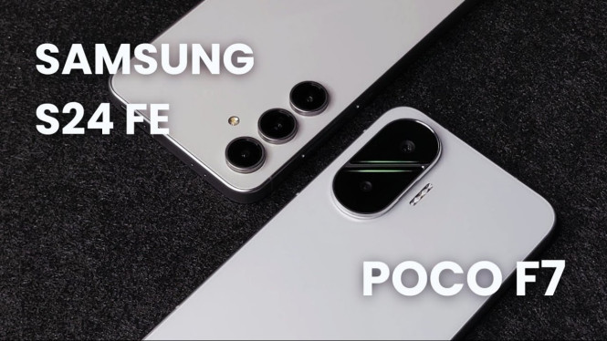 POCO F7 dan SAMSUNG S24 FE