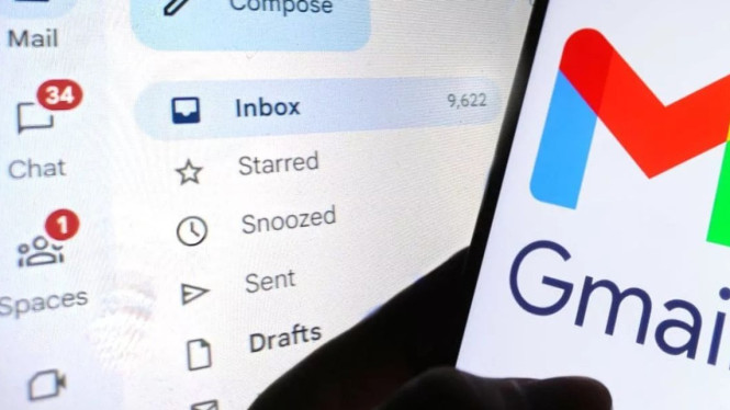 Ilustrasi Gmail Kamu Lemot