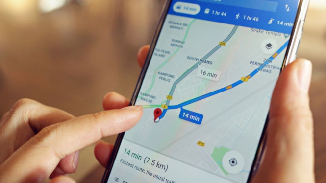 Ilustrasi Google Maps