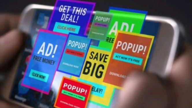 Menghilangkan iklan HP