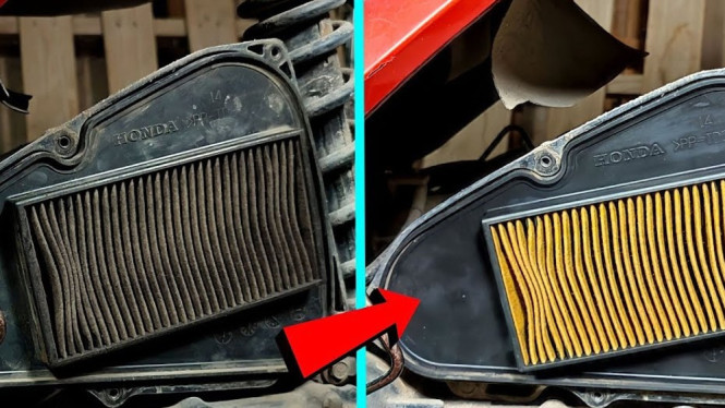 Cara Bersihkan Filter Udara Motor