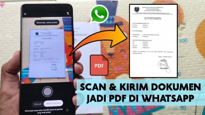 Cara Scan Dokumen di WhatsApp