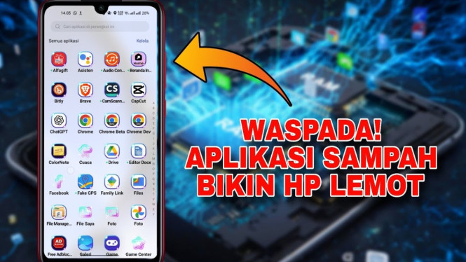 HP Ngelag Karena Aplikasi Background