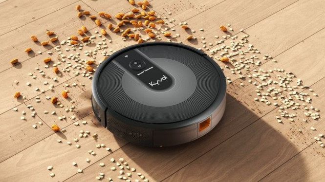 Ilustrasi Robot Vacuum Cleaner