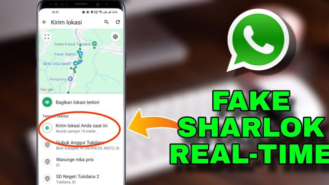 Cara Membuat Lokasi Palsu WhatsApp
