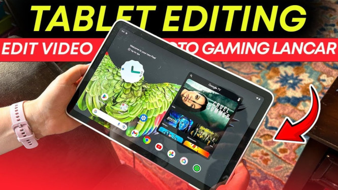 Tablet Editing Video