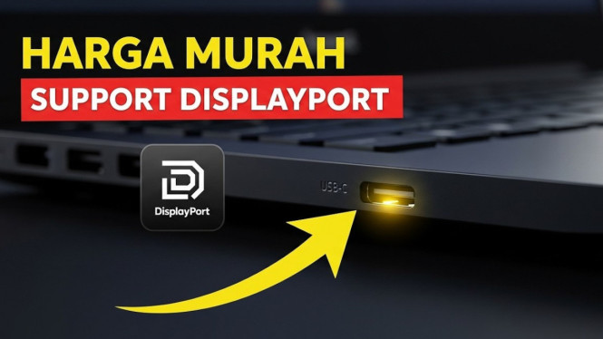 Laptop USB C DisplayPort