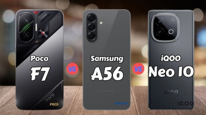 Poco F7 vs IQ Neo 10 vs Galaxy A56!