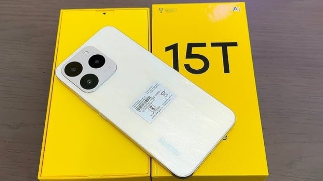 Realme 15T 5G: Charging 60W, IP68 Tahan Air dengan Harga Ramah di Kantong