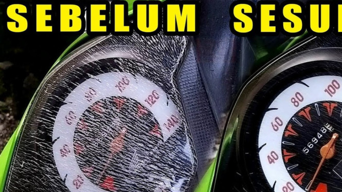 Cara Membersihkan Kaca Speedometer