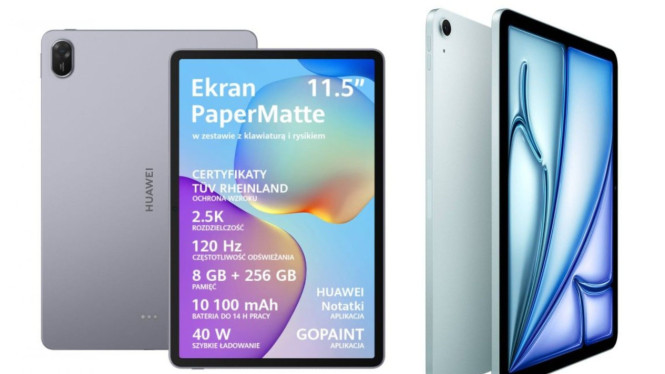 iPad Air M2 11 inci dan Huawei MatePad 11.5