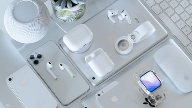 Ilustrasi White Setup iPad