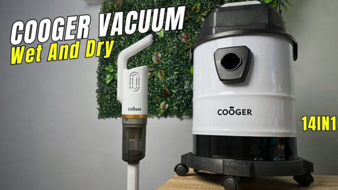 Cuma 550 Watt Vacuum Cleaner Coger Wet Dry Bisa Nyedot Super Kenceng!