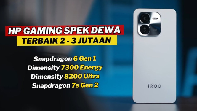 5 Smartphone Gaming Spek Dewa Harga 2-3 Jutaan