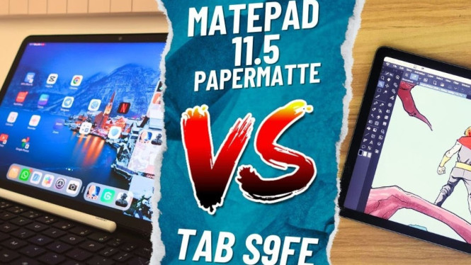 MatePad 11.5 PaperMatte vs Samsung Galaxy Tab S9 FE