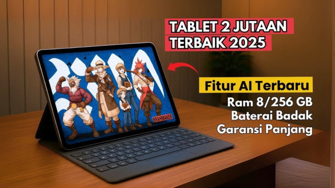 5 Tablet RAM 8GB Budget 2 Jutaan Saja Anti Lemot Buat Kerja dan Belajar!