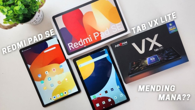 Redmi Pad SE VS Advan Tab VX Lite