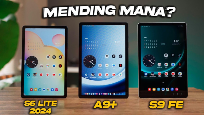 Samsung Galaxy Tab S6 Lite vs A9 Plus vs S9 FE