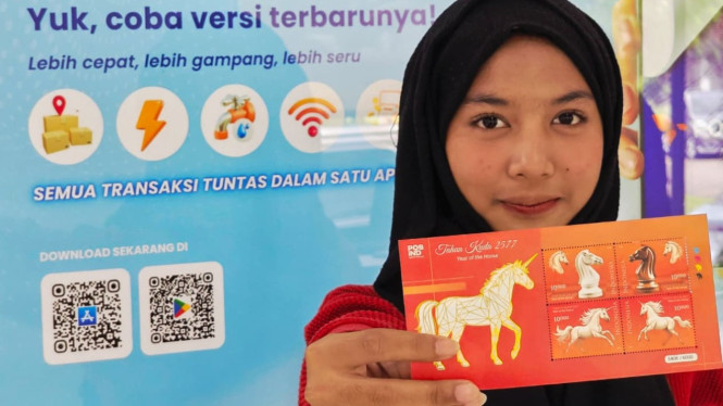 Prangko Imlek Tahun Kuda 2577