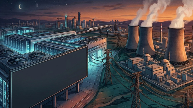 Ilustrasi Sumber Daya AI - Reaktor Nuklir