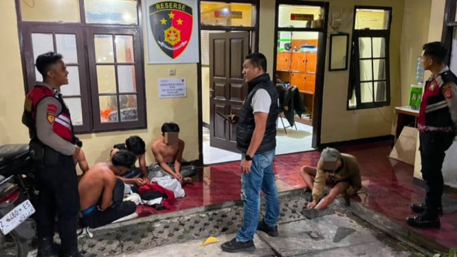 Empat Pemuda Mabuk Diamankan Polisi