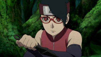 Ini Alasan Mengapa Sarada Uchiha Memakai Kacamata, Sharinggan Nggak Ngaruh!