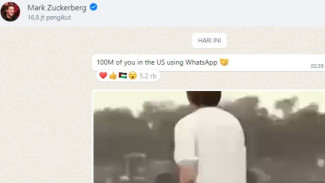 Akhirnya WhatsApp Capai 100 Juta Pengguna Bulanan di AS