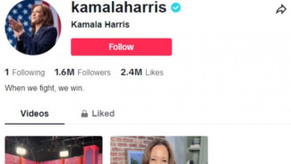 Baru Gabung Tiktok, Pengikut Kamala Harris Sudah 1,6 Juta