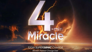 Perkenalkan 320W SUPERSONIC, Ini Kecanggihan Baterai Super Cepat Realme