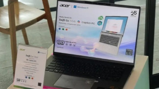Laptop Acer Swift Go 14 AI Meluncur, Speed RAM-nya Ugal-Ugalan! 